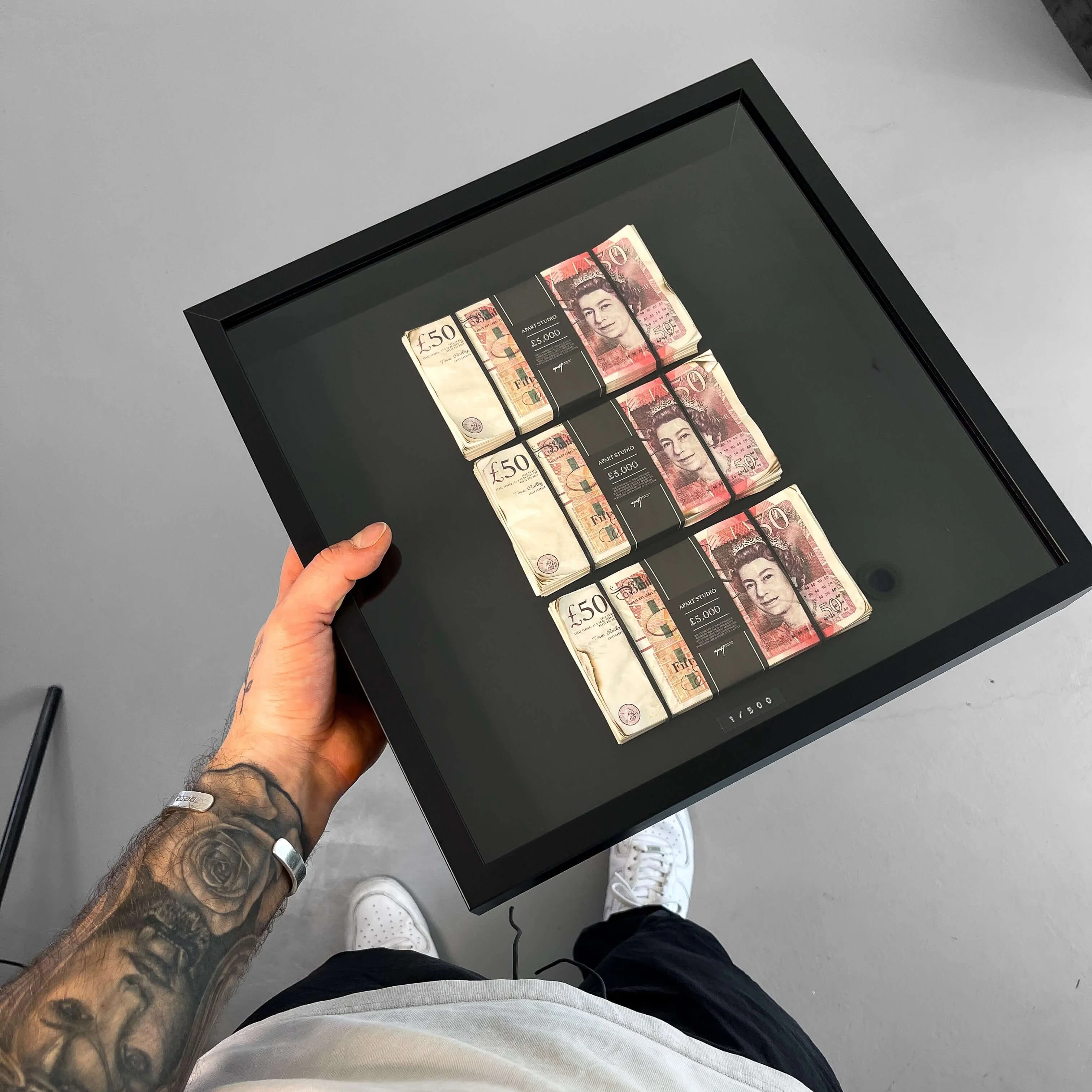 Aged Triple Stacked Frame - GBP